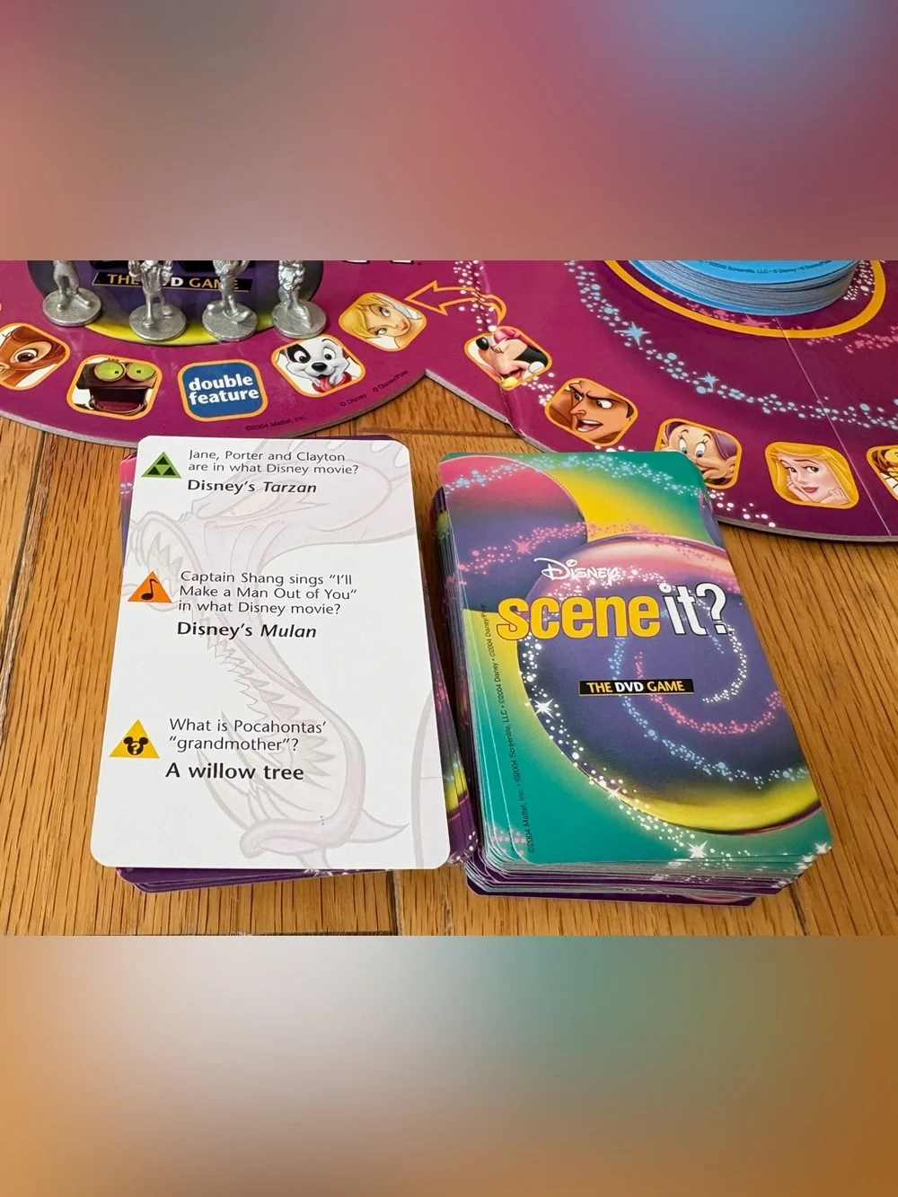 Disney Scene It DVD Game COMPLETE ScreenLife 2004 Pixar Movies Trivia